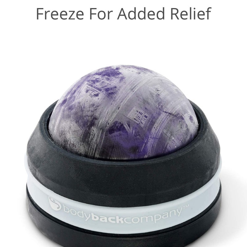 Body Back Manual Massage Roller Ball | Deep Tissue Roller & Lacrosse Ball - Hand Held Massager for Sore Muscles & Joint Pain | 360 Degree Mobility Therapy Ball | Ideal for Athletes & Fitness Recovery - Image 2
